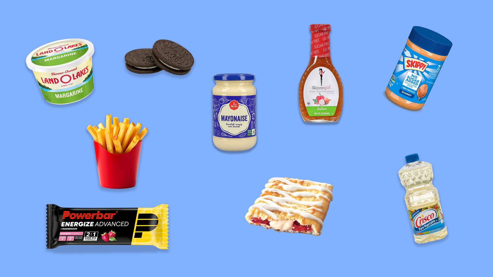 Foods containing soybean oil